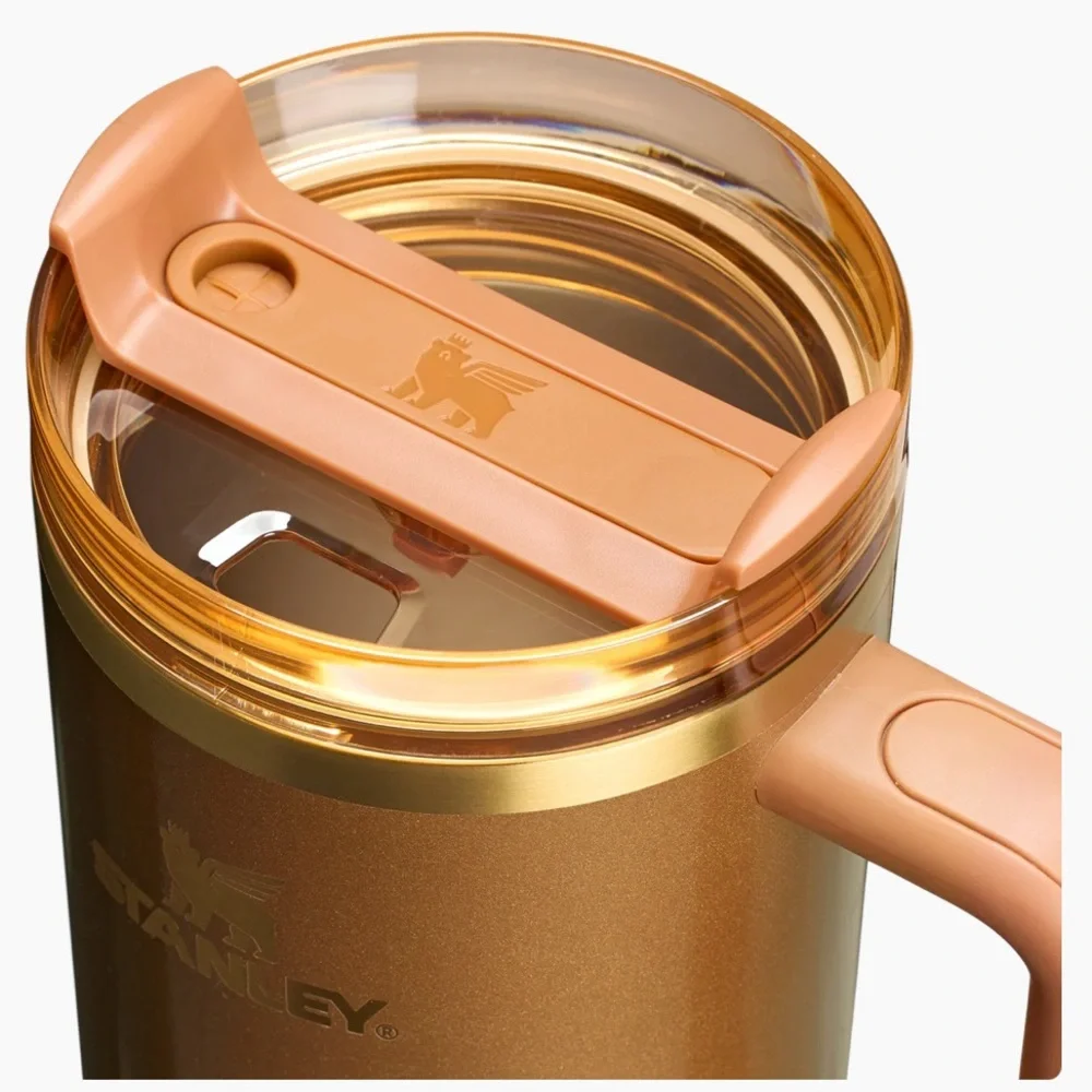 Stanley The Quencher H2.0 FlowState Tumbler 40 oz Copper Tinsel - NEW IN BOX - Picture 3 of 7